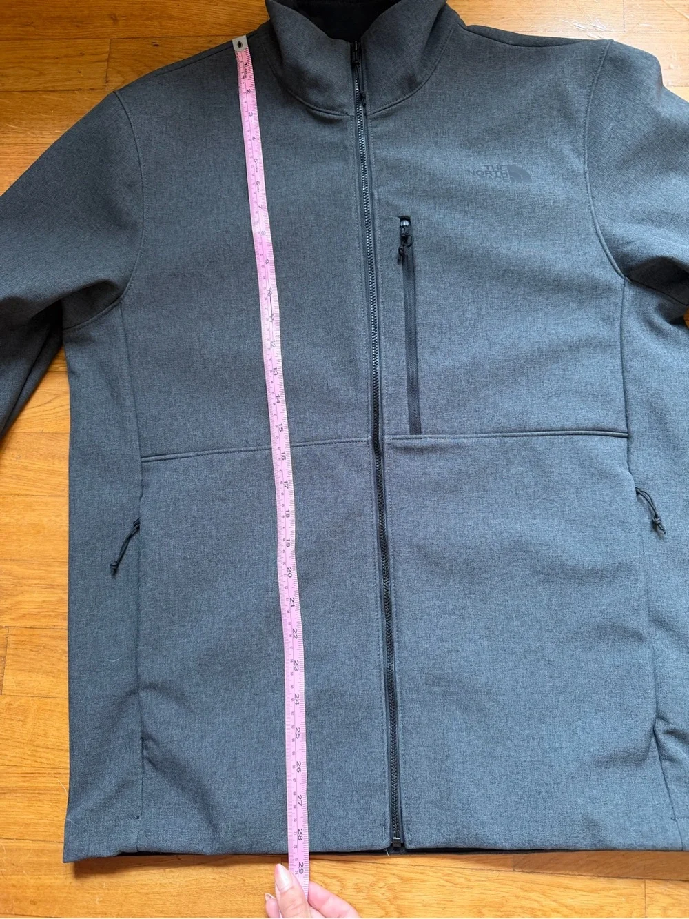 The North Face Men’s Apex Bionic Softshell Jacket- Dark Heather Gray- Size M